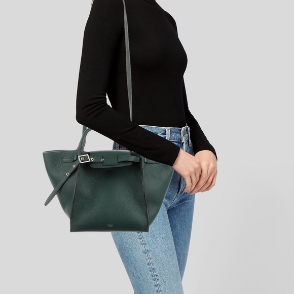Celine Small Big Bag, FW18 Dark Green Leather - Picture 6 of 13